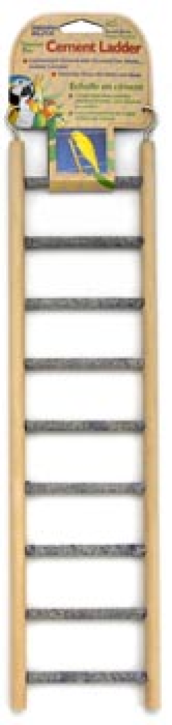 Penn Plax Cement Ladder with Wood Frame 9 Steps|