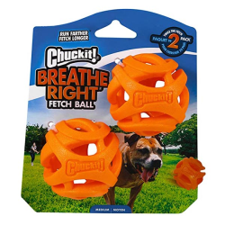 Chuckit! Breathe Right Fetch Ball Medium 2 Pack|