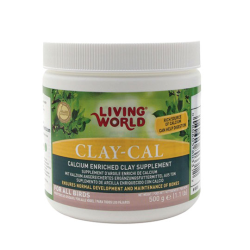 Living World Clay Cal Calcium-Enriched Clay Supplement 500g|