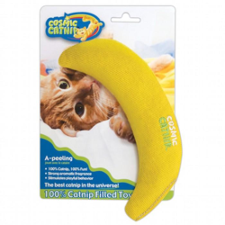 Cosmic Catnip Filled Toy Banana|