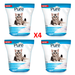 Crystal Pure Cat Litter Crystals 4kg X 4|