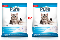 Crystal Pure Cat Litter Crystals 7.5kg X 2 BOX PRICE|