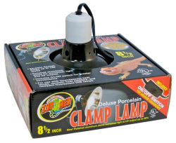 Zoo Med Deluxe Porcelain Clamp Lamp 8.5|