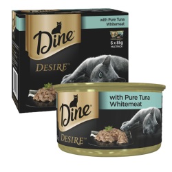 Dine Desire Pure Tuna Whitemeat 6x85g Box|