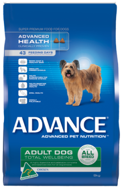 Advance Adult Total Wellbeing All Breed, Chicken 8kg|