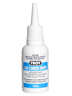 Troy Ear Canker Drops 20mL|