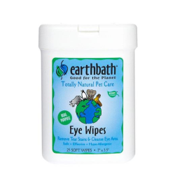 Earthbath Eye Wipes 25pk|