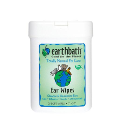 Earthbath Ear Wipes 25pk|