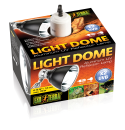 Exo Terra Light Dome Aluminum UV Reflector Lamp 14cm|