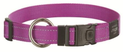 Rogz Utility Fanbelt Collar Purple|