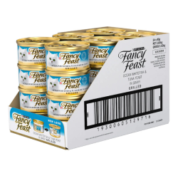 FANCY FEAST Grilled Ocean Whitefish and Tuna Feast in Gravy 85g x 24 Case|
