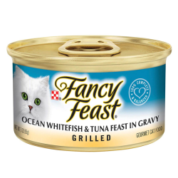 FANCY FEAST Grilled Ocean Whitefish and Tuna Feast in Gravy 85g|