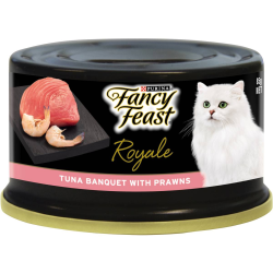 Fancy Feast Royale Tuna Banquet with Prawns 85g x 24 (Case)|