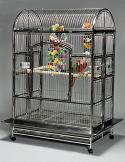 Featherland Stainless Steel Parrot Cage Extra Extra Large 32-48|