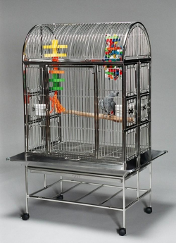 Featherland Stainless Steel Parrot Cage Large 24-36|