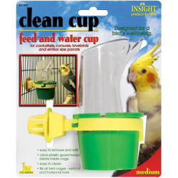 JW Insight Clean Cup Feed & Water Cup Medium|