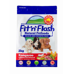 Fit n Flash Dog Food Grain Free Kangaroo 2kg|
