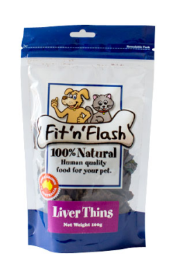 Fit 'n' Flash Liver Thins 100g|