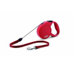 Flexi Classic Basic 3 Retractable Cord Lead Red Large 5m|