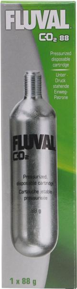 Fluval Pressurized Disposable CO2 Cartridge 1 x 88g|