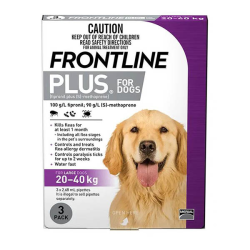 Frontline Plus Dogs 20-40Kg 3 Pack|