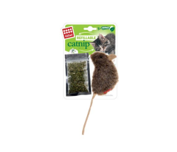 GiGwi Refillable Catnip Mouse Cat Toy|