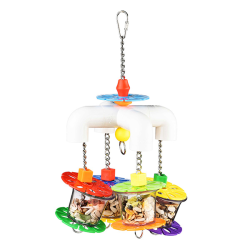 Green Parrot Bird Toy 4 WAY PARTY SHAKER|