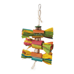 Green Parrot Bird Toy LOLLY STACK|