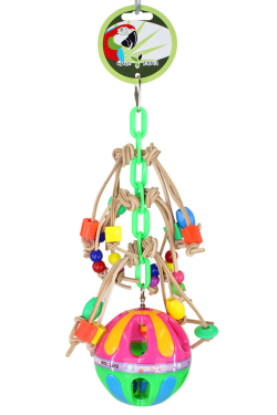 Green Parrot Bird Toy METEOR|