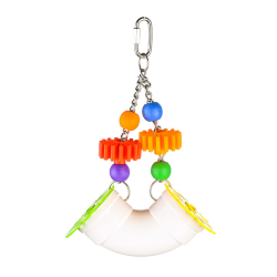 Green Parrot Bird Toy Two Way Forager|