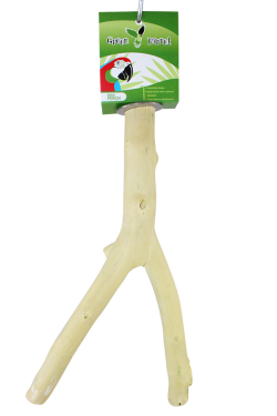 Green Parrot Natural Y Perch Large 35cm GP7893|