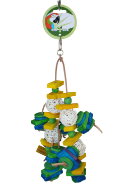 Green Parrot Toy CALLISTO|Bird Toy, Parrot Toy