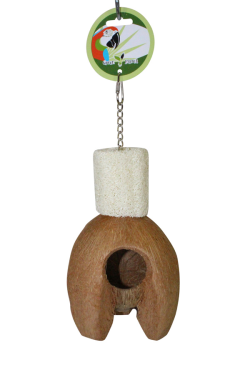Green Parrot Toy COCO HEAD|Bird Toy, Parrot Toy