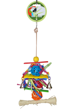 Green Parrot Toy FIREBURST|Bird Toy, Parrot Toy