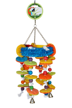 Green Parrot Toy GALAXY|Bird Toy, Parrot Toy