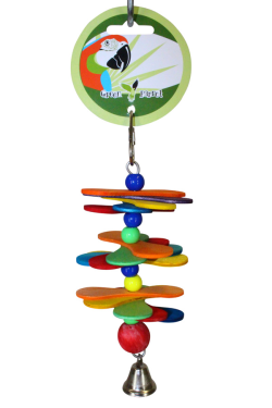 Green Parrot Toy TWISTER|Bird Toy, Parrot Toy