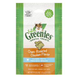 Greenies Cat Treats Oven Roasted Chicken Flavour 60g|
