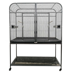 Green Parrot Bird Cage Twin Flight Cage BC1261|