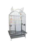 Green Parrot Extra Large Bird Cage with Scallop Open Top PC1027