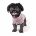 Huskimo French Knit Dog Jumper Rose Pink 22cm|