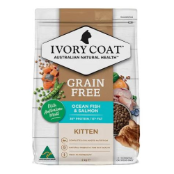 Ivory Coat KITTEN Grain Free Ocean Fish and Salmon 2kg|