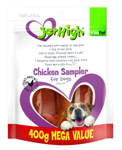 JerHigh Chicken Sampler Variety Pack 400g|