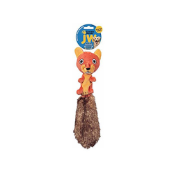JW Crackle Heads Plush Squirrel|