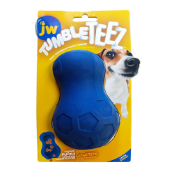 JW Tumble Teez Dog Treat Dispensing Puzzle Tumbler Large|