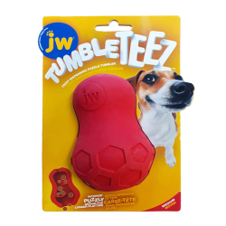 JW Tumble Teez Dog Treat Dispensing Puzzle Tumbler Medium|