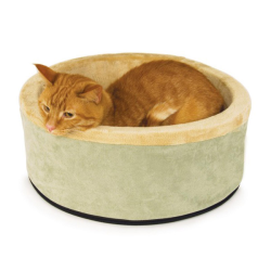 K & H Thermo Kitty Circular Heated Bed Sage 50cm 4w|