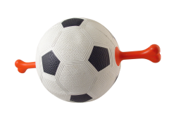 Karlie Action Ball Soccer Ball 19cm Rubber Handle |