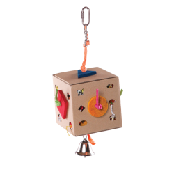 Kazoo Bird Cardboard Activity Box w/Bell Small|