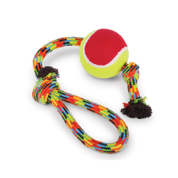 Kazoo Braided Rope Sling with TENNIS Ball Large|