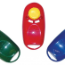 Three clicker colours available|